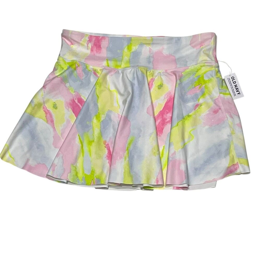 NWT Old Navy Active Powersoft Skort Youth XXL 18 Womens S White Pastel preppy